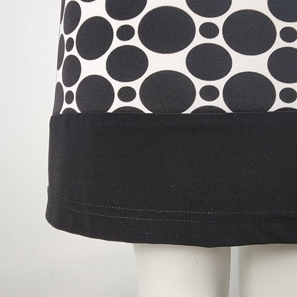 Joseph Ribkoff Black Retro Print Sheath Dress Size 4 - Picture 5 of 11